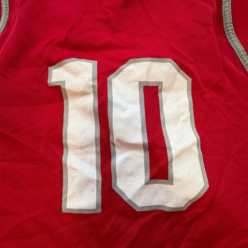 VTG‎ Nike Elite Ohio State OSU #10 basketball jersey red white men’s XXL